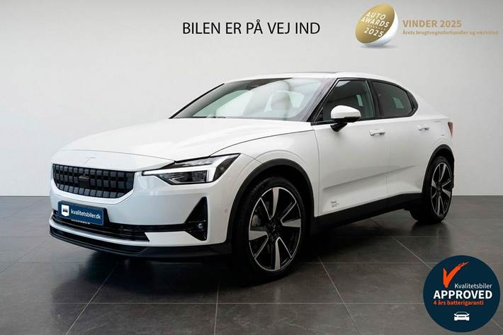 Hvid Polestar 2 fra 2022