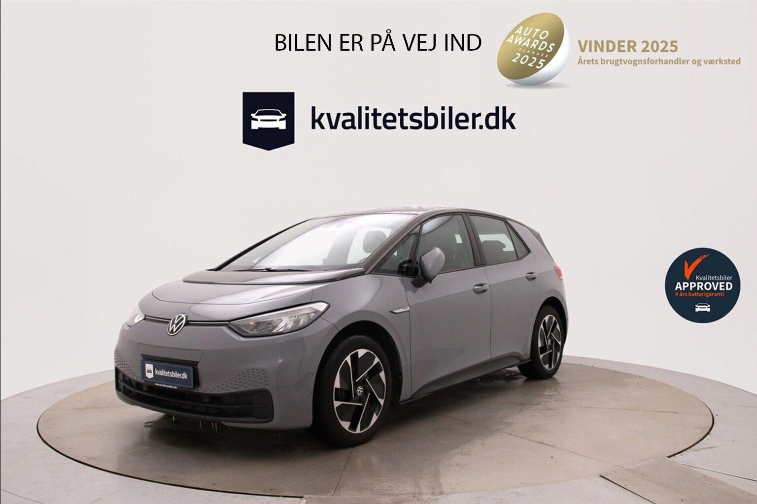 Grå VW ID.3 fra 2023