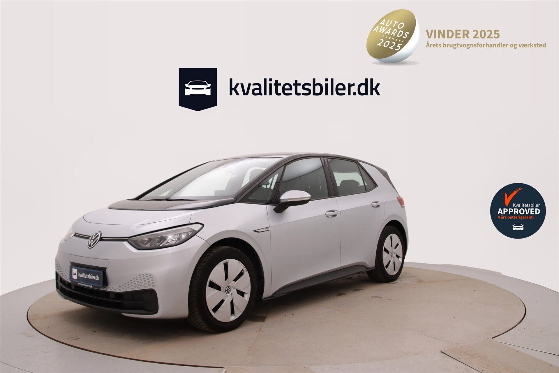 Sølv VW ID.3 fra 2020