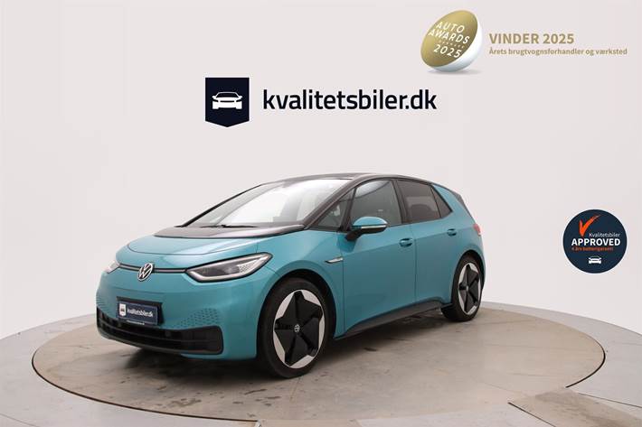 Turquoise VW ID.3 fra 2021
