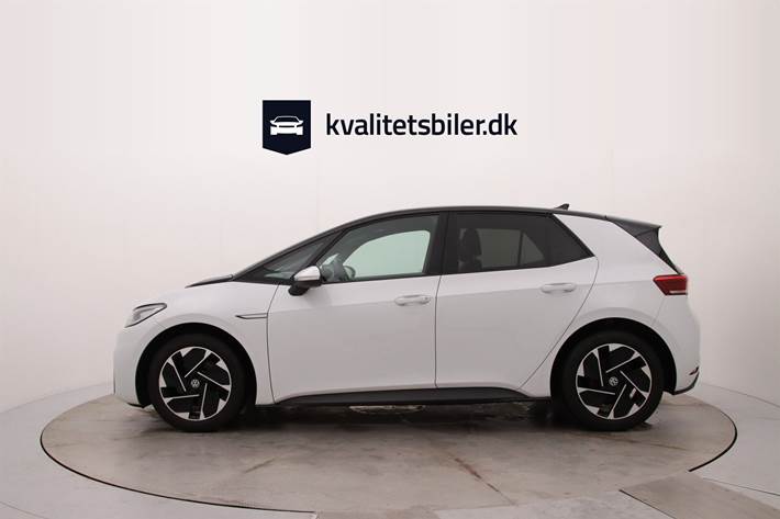Hvid VW ID.3 fra 2021