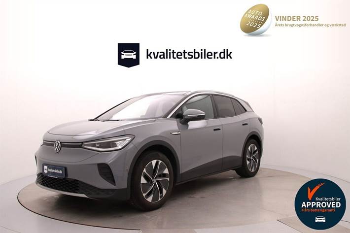 Grå VW ID.4 fra 2021 set udefra