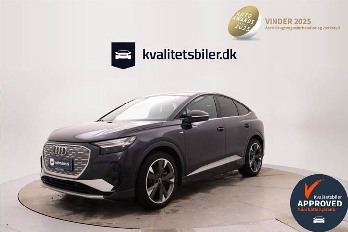 Lilla Audi Q4 fra 2022 set udefra