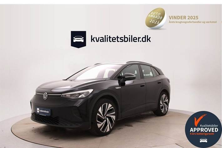 Sort VW ID.4 fra 2023 set udefra