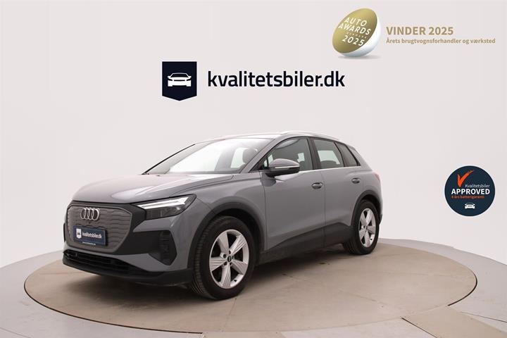 Grå Audi Q4 fra 2021 set udefra