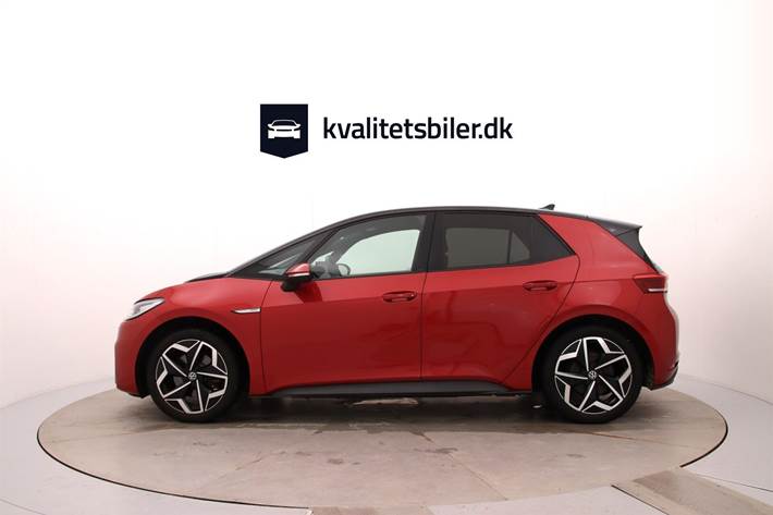 Rød VW ID.3 fra 2021