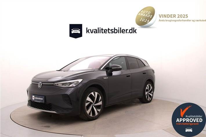 Grå VW ID.4 fra 2021 set udefra