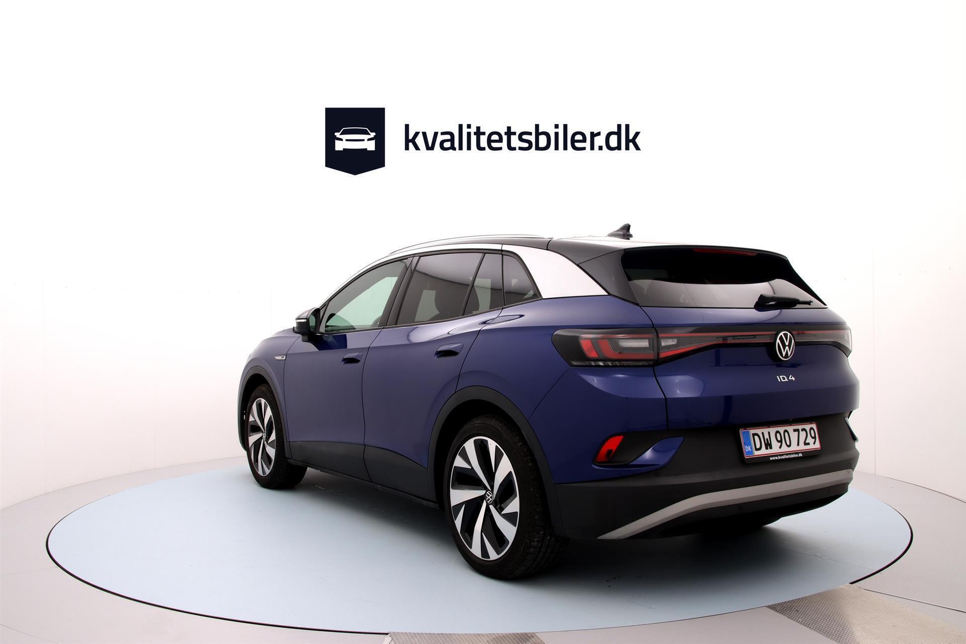 Blå VW ID.4 fra 2021