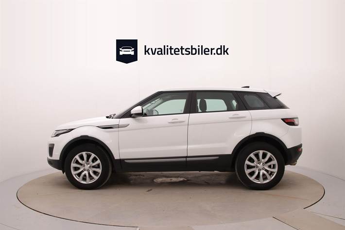 Hvid Land Rover Range Rover evoque fra 2018