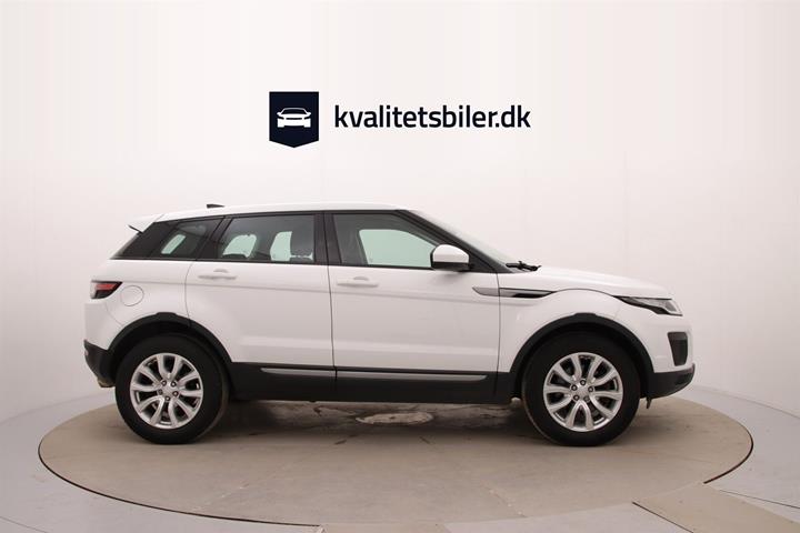 Hvid Land Rover Range Rover evoque fra 2018