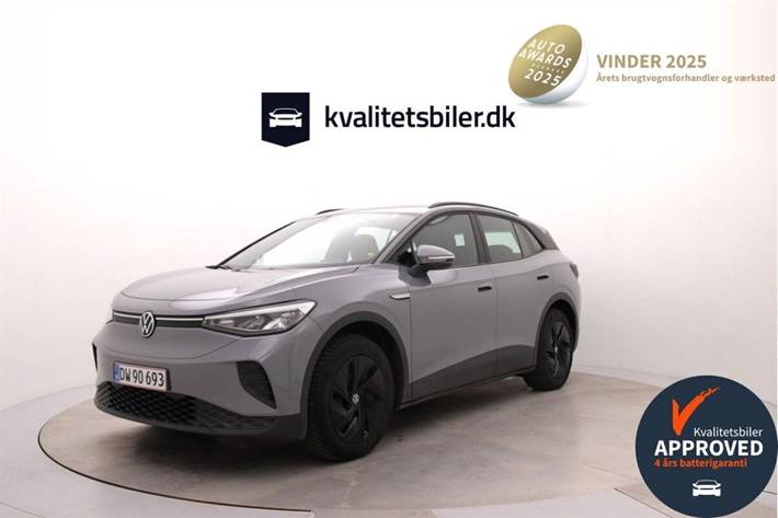 Grå VW ID.4 fra 2021 set udefra