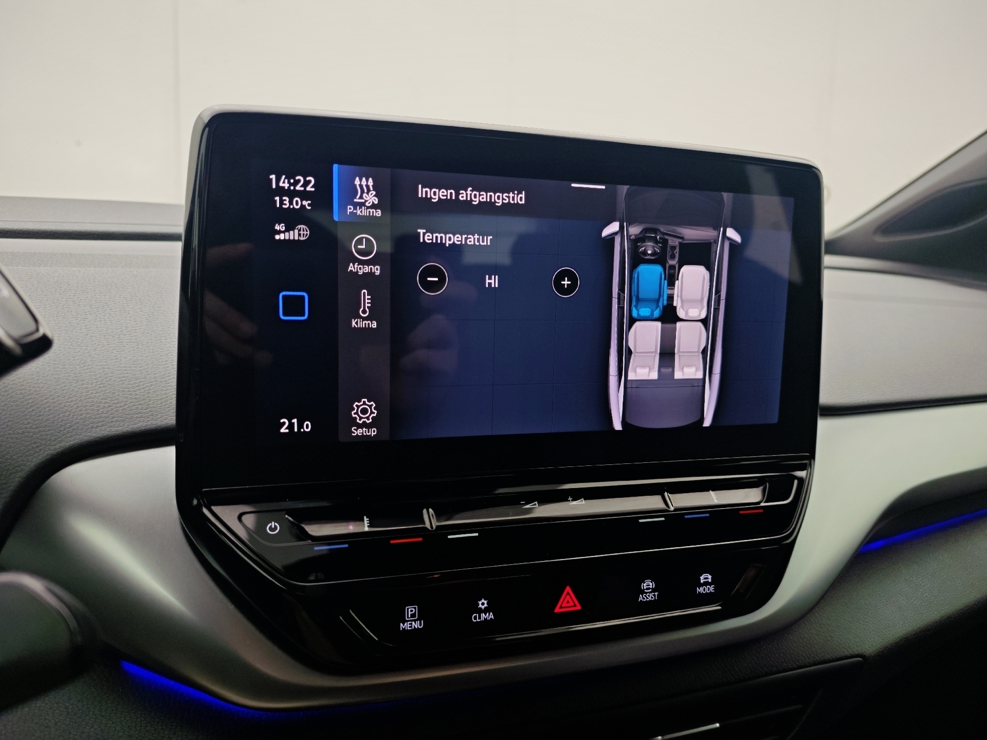 Grå VW ID.4 fra 2021