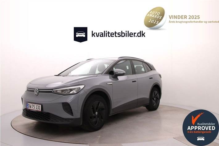 Grå VW ID.4 fra 2021 set udefra