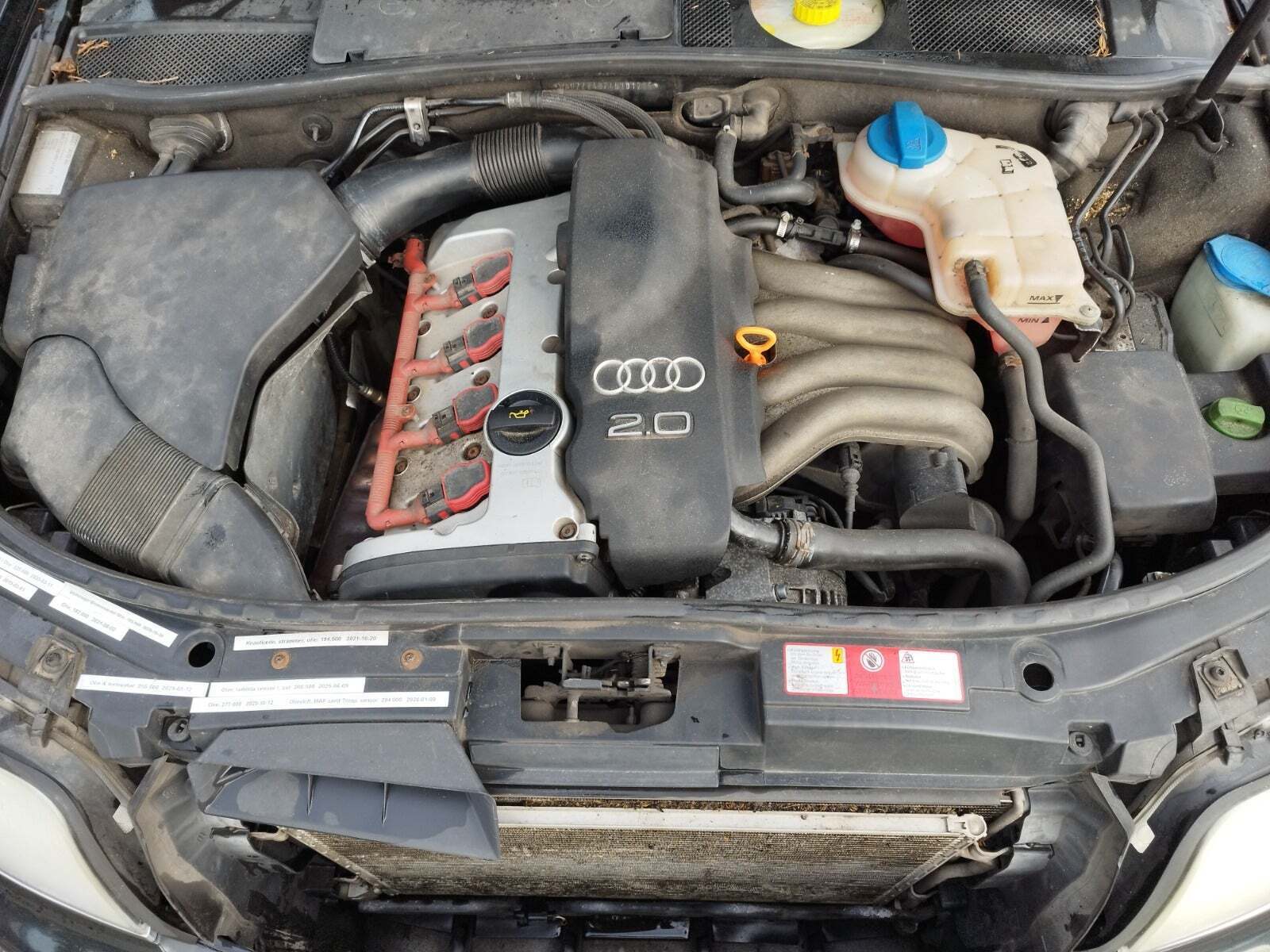 Gul Audi A6 fra 2004