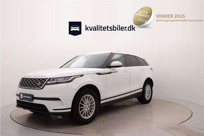 Hvid Land Rover Range Rover Velar fra 2019 set udefra