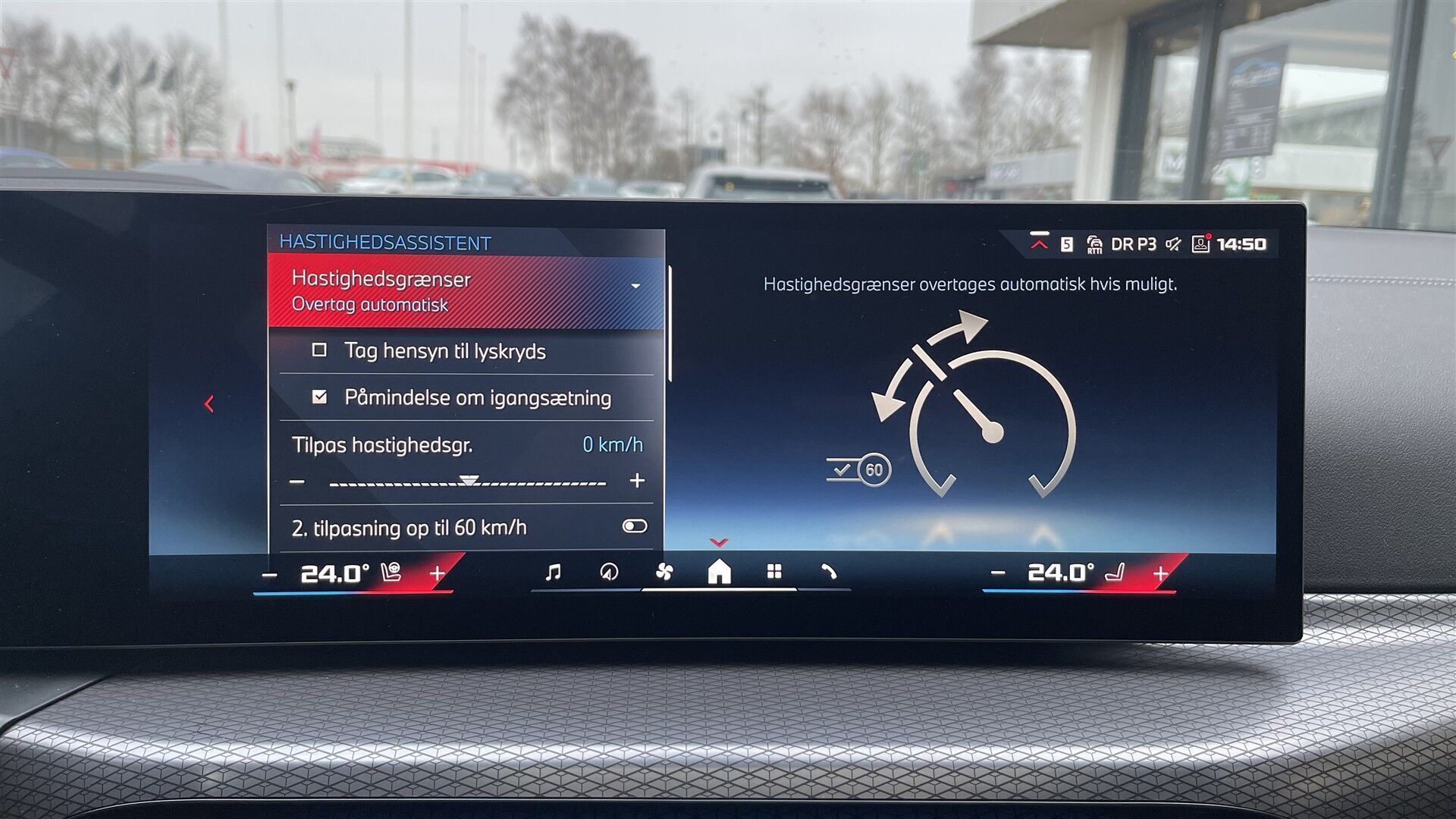 Grøn BMW i4 fra 2024