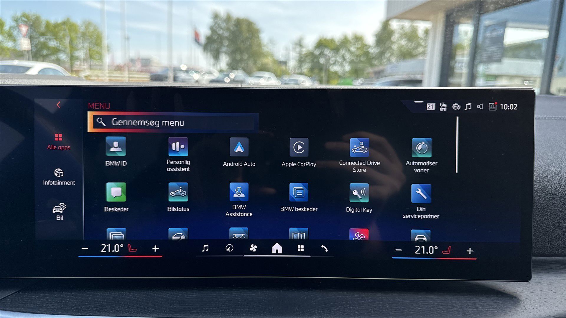 Rød BMW i4 fra 2024