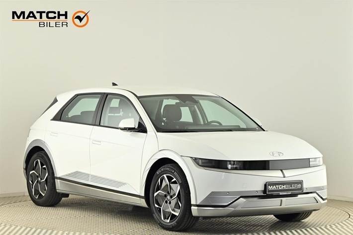 Hvid Hyundai Ioniq 5 fra 2021 set udefra