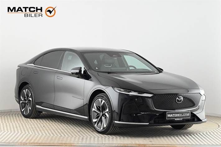 Sort Mazda 6e fra 2026 set udefra
