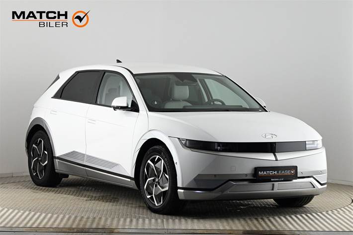 Hvid Hyundai Ioniq 5 fra 2022 set udefra