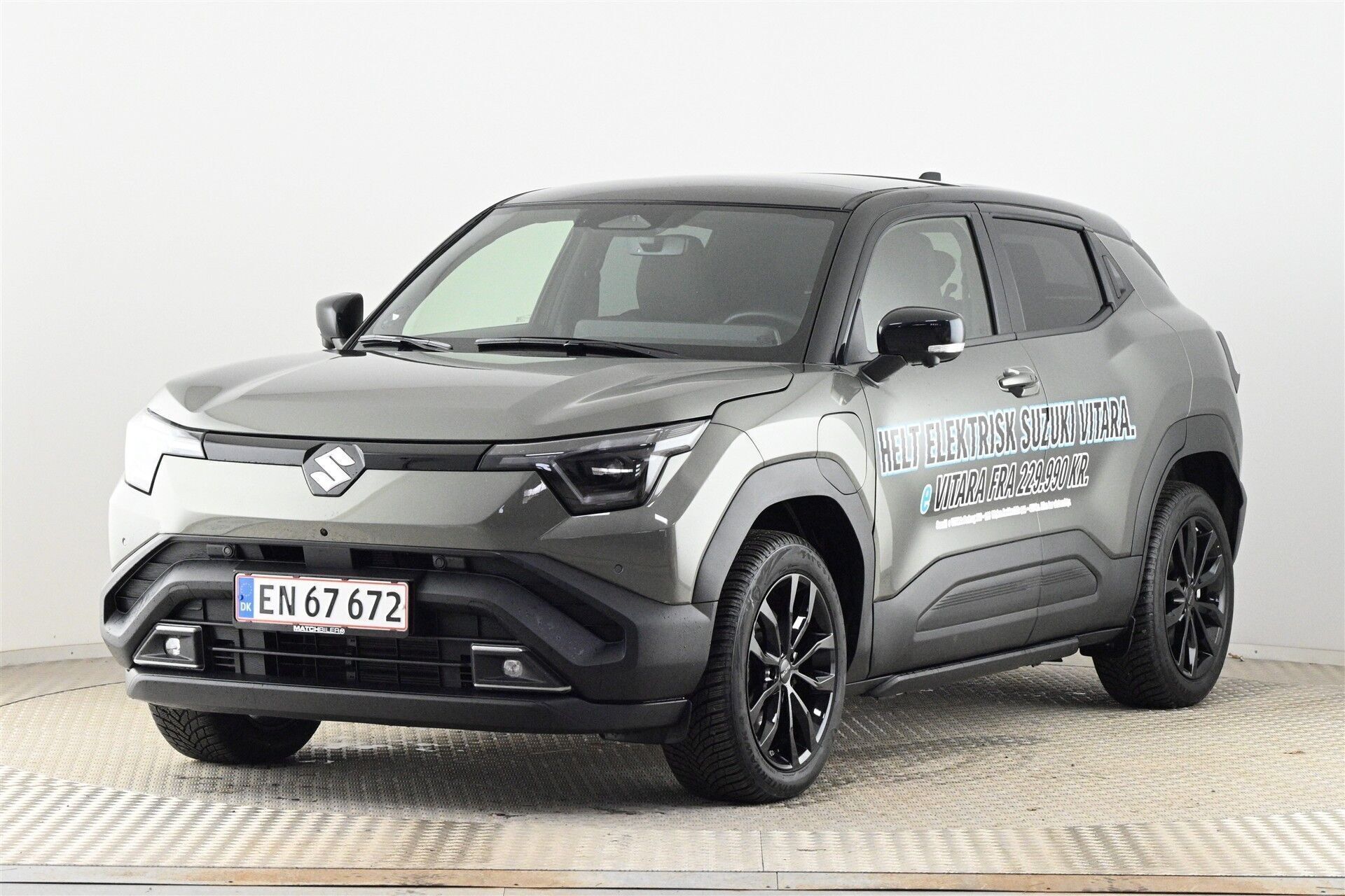 Grøn Suzuki eVitara fra 2025