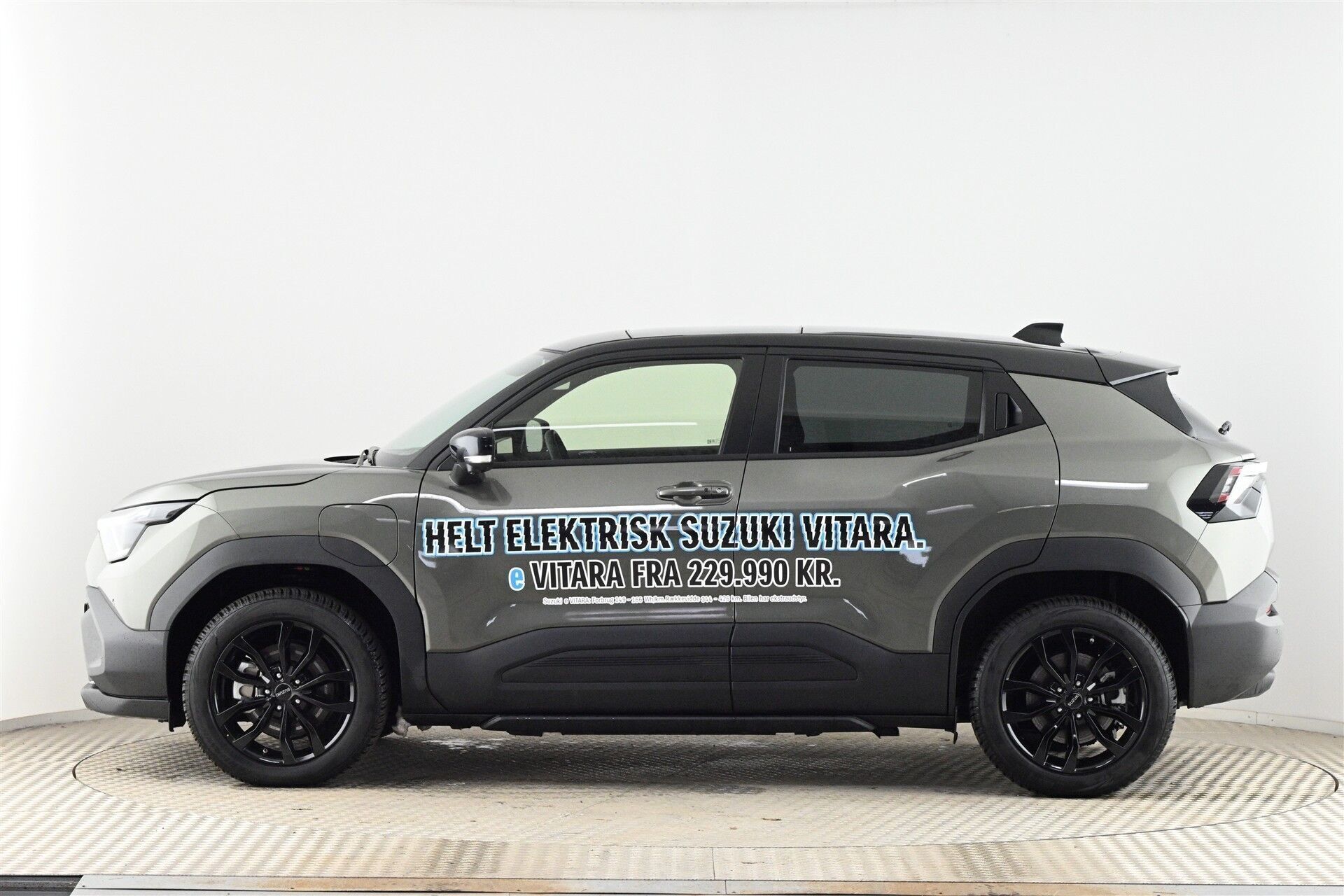 Grøn Suzuki eVitara fra 2025