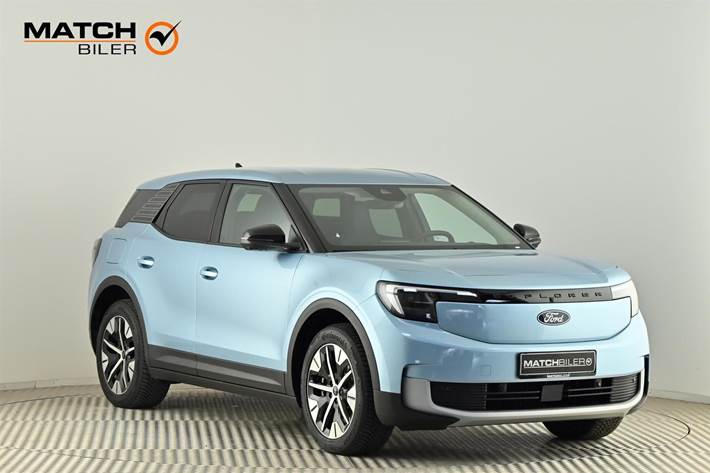 Blå Ford Explorer fra 2024 set udefra