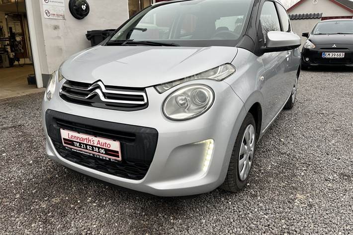 Sølv Citroën C1 fra 2017 set udefra