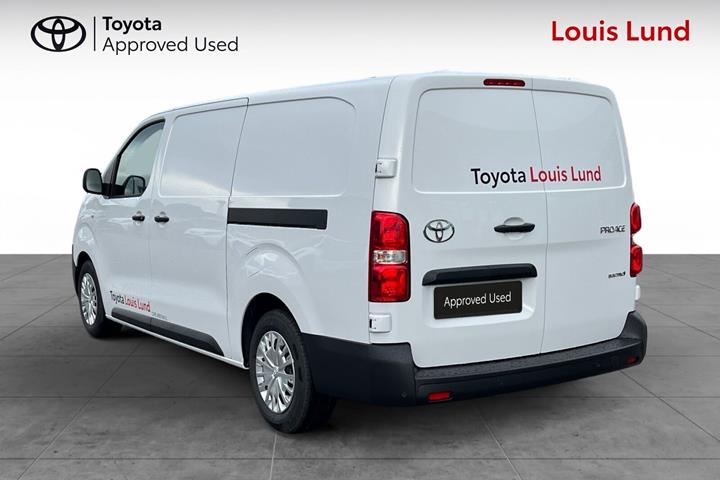 Hvid Toyota Proace Electric fra 2025
