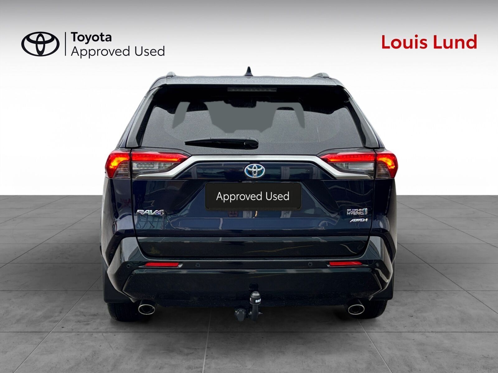 Blå Toyota RAV4 Plug-in fra 2022