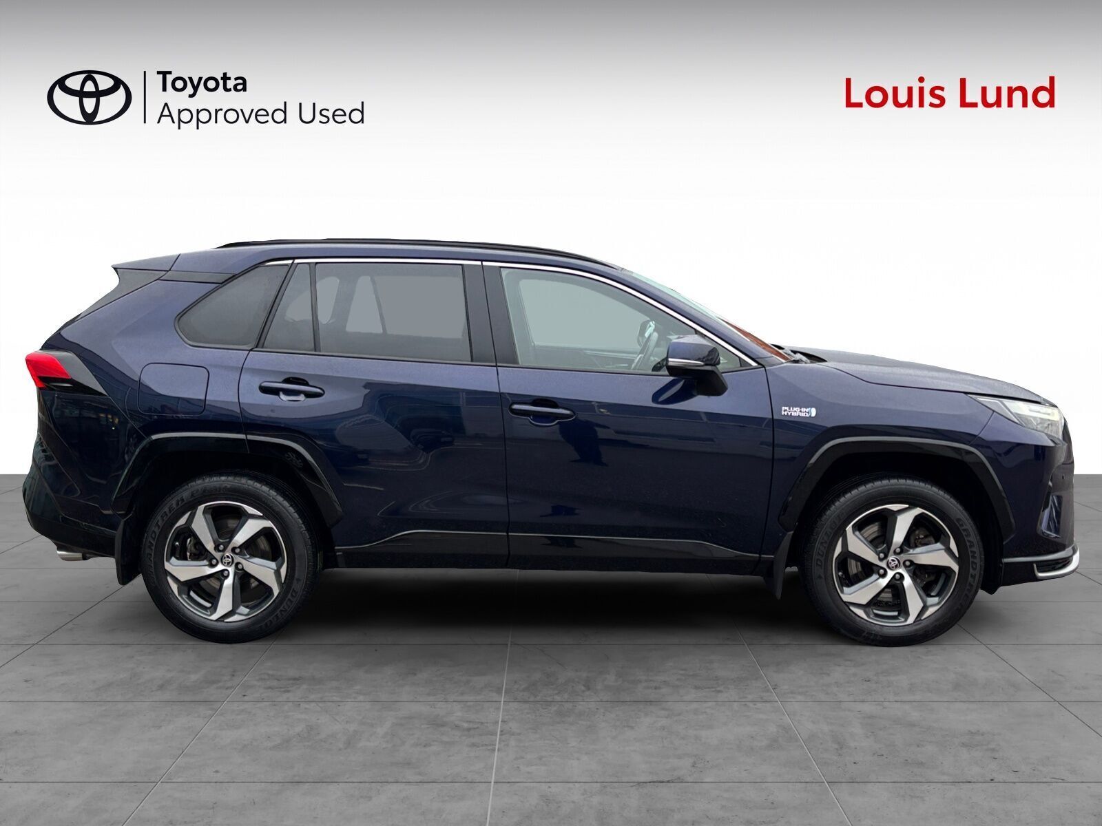 Blå Toyota RAV4 Plug-in fra 2022