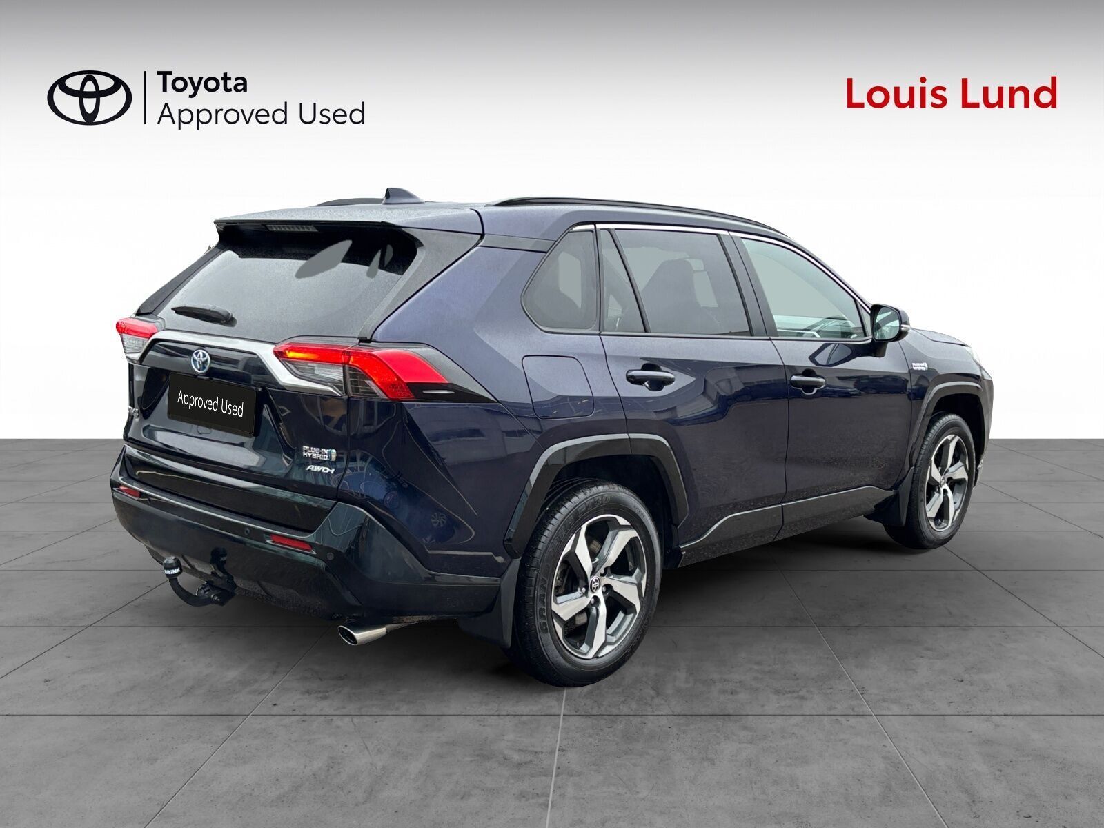 Blå Toyota RAV4 Plug-in fra 2022