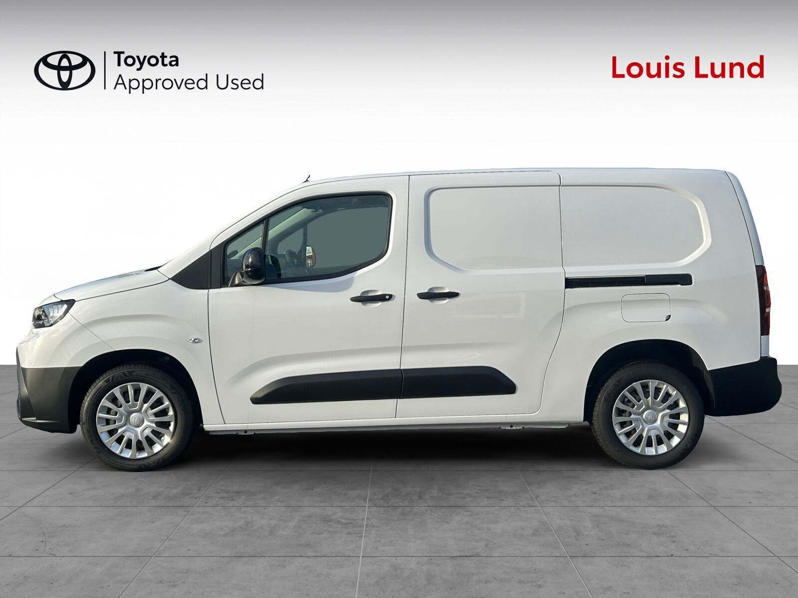 Hvid Toyota ProAce City fra 2025