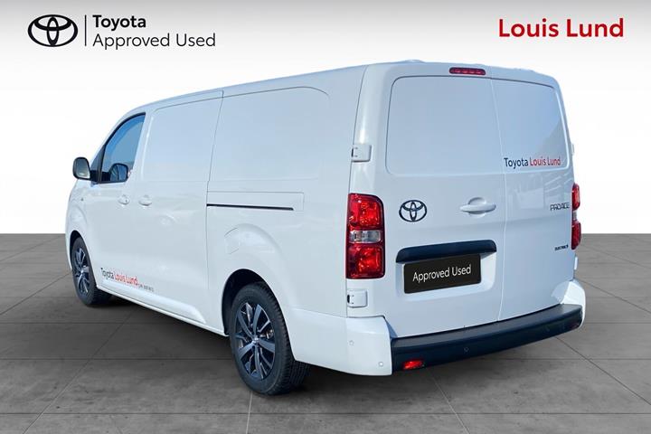 Hvid Toyota Proace Electric fra 2025