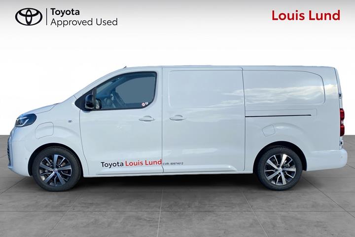 Hvid Toyota Proace Electric fra 2025
