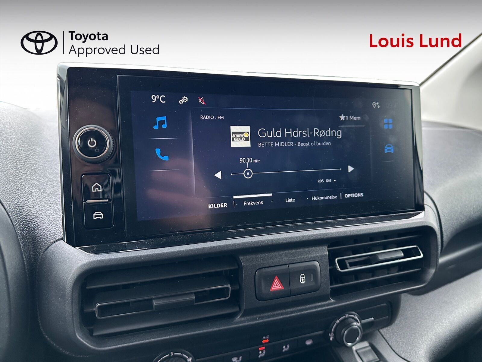 Hvid Toyota Proace City Electric fra 2024