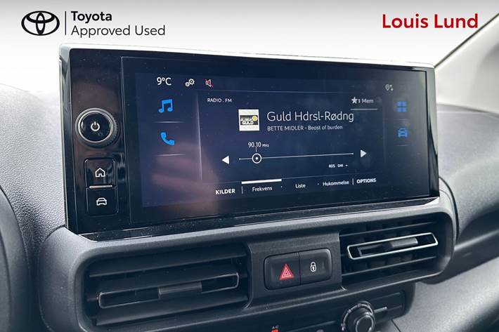 Hvid Toyota Proace City Electric fra 2024