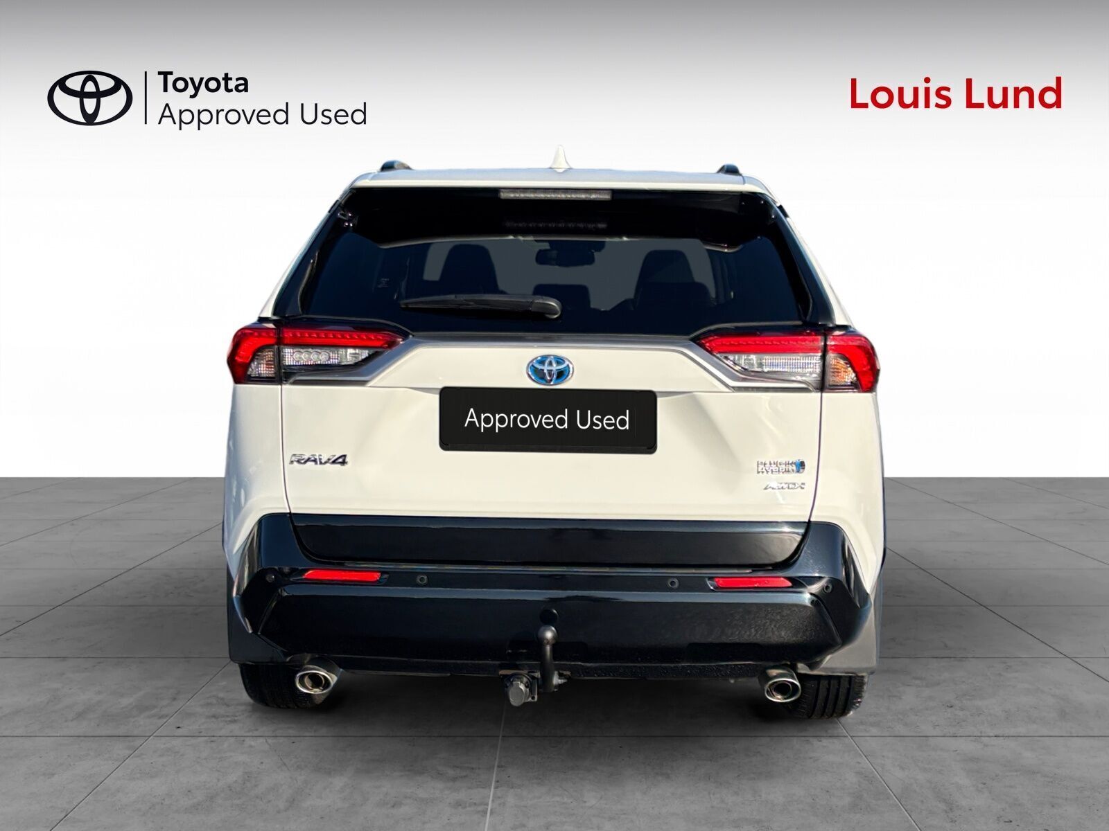 Hvid Toyota RAV4 Plug-in fra 2022