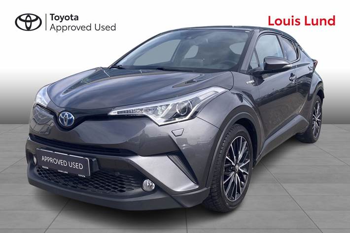 Grå Toyota C-HR fra 2018 set udefra
