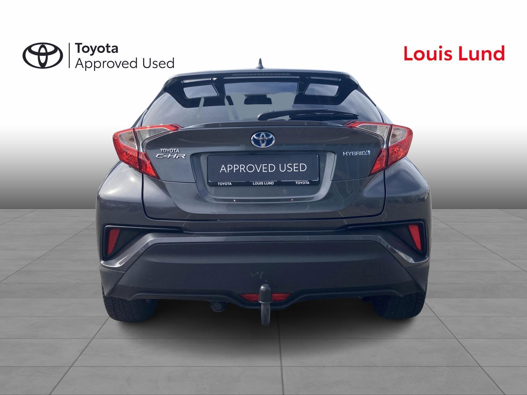 Grå Toyota C-HR fra 2018