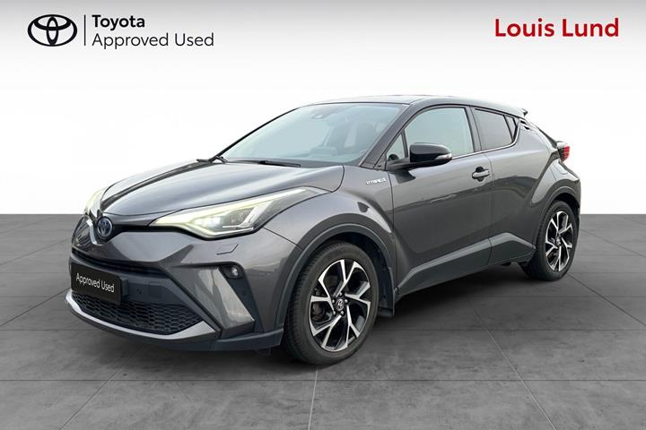 Grå Toyota C-HR fra 2021 set udefra