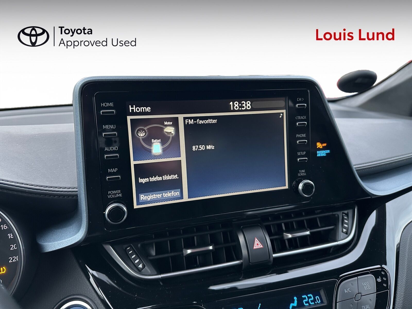 Grå Toyota C-HR fra 2021