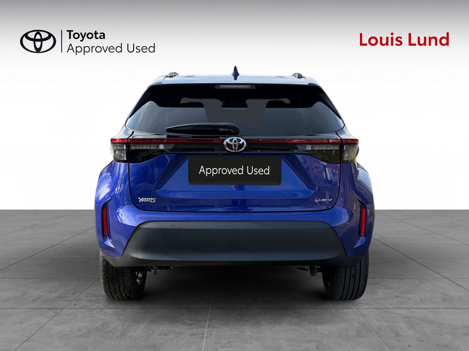 Blå Toyota Yaris Cross fra 2025