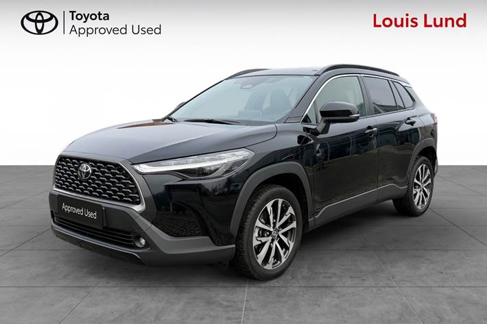 Sort Toyota Corolla Cross fra 2025 set udefra