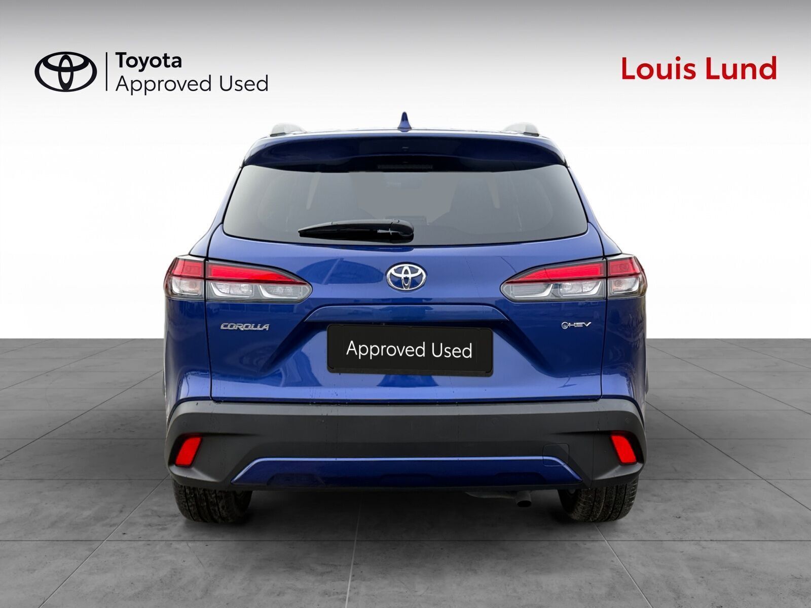 Blå Toyota Corolla Cross fra 2025