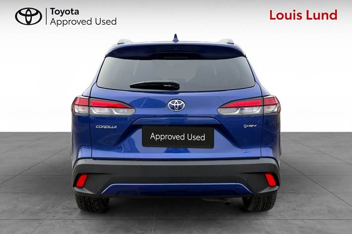 Blå Toyota Corolla Cross fra 2025