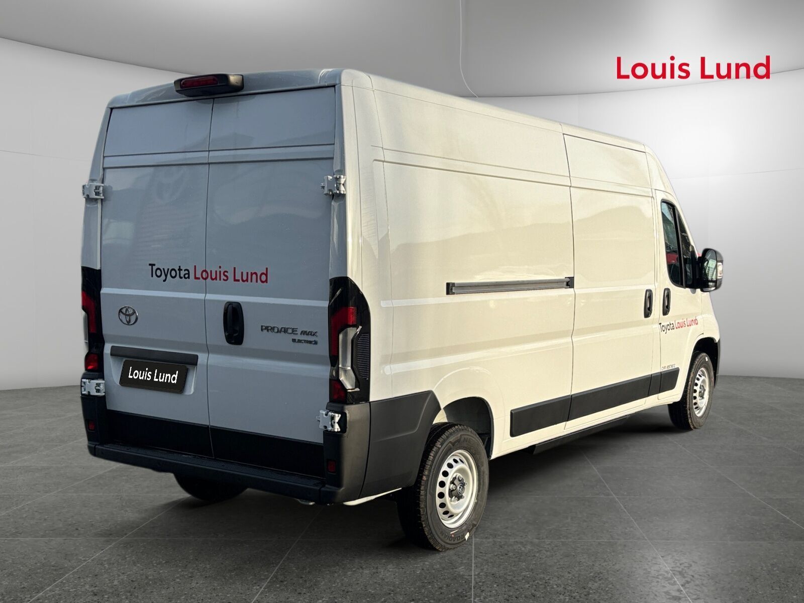 Hvid Toyota Proace Max Electric fra 2025