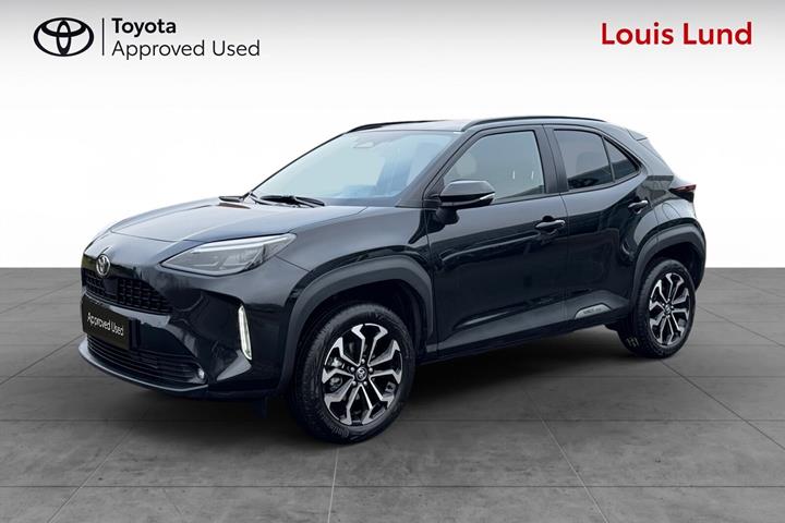 Sort Toyota Yaris Cross fra 2025 set udefra