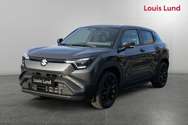 Grå Suzuki eVitara fra 2025 set udefra