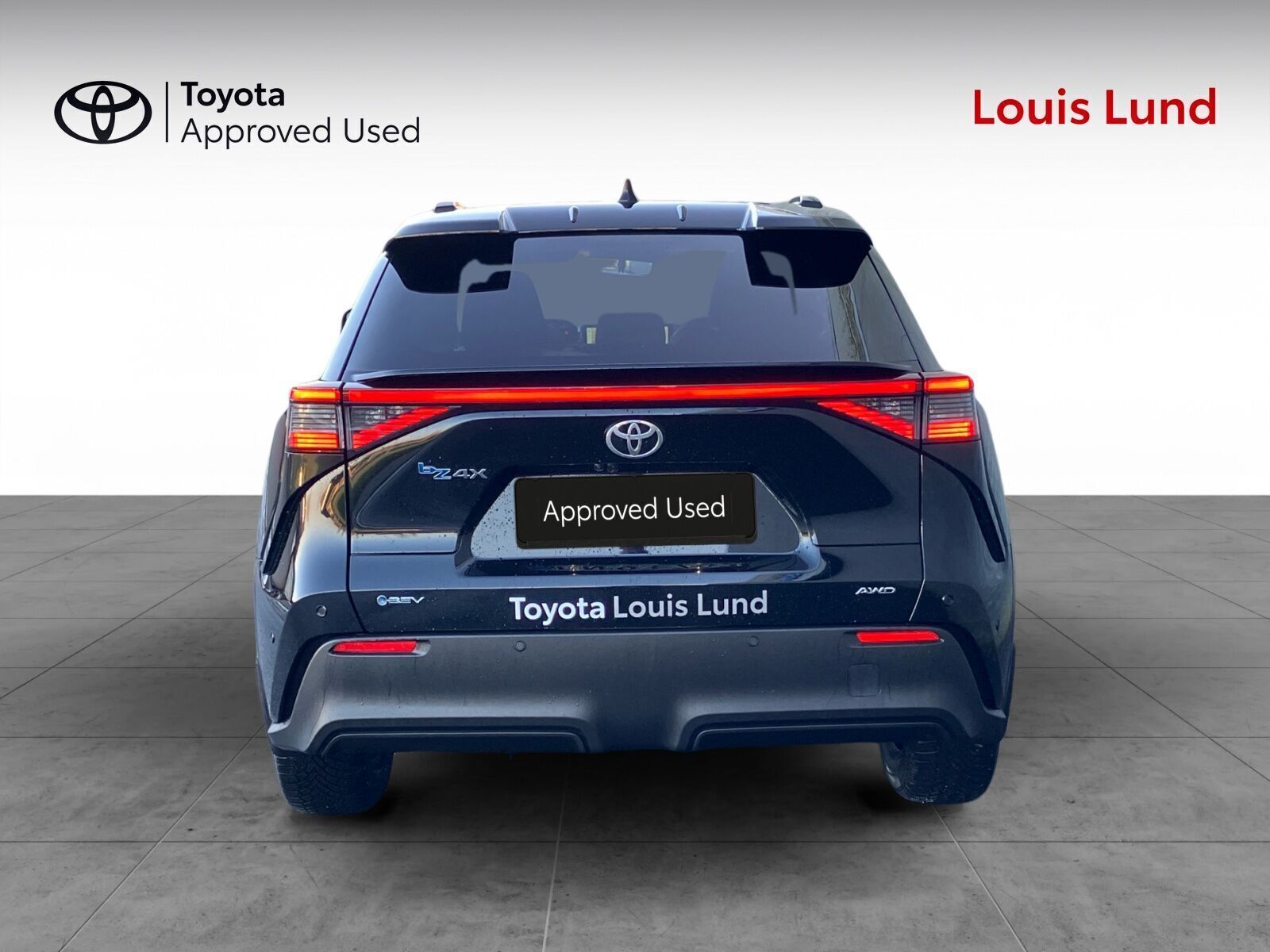 Sort Toyota BZ4X fra 2025